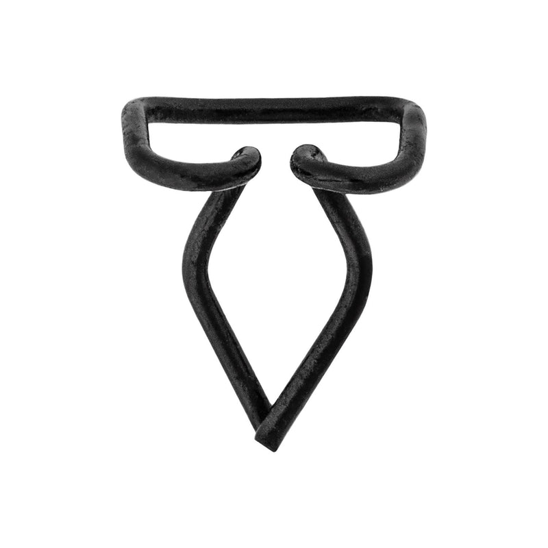 Black Universal Molding Fastener, 1/2"x1/2" Head
