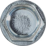 #6x1" Hex Head Washer Tapping Screw with Tek Point, Type 2 Self-Drilling Tek, Zinc