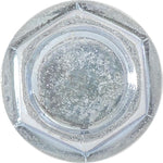 #14x2" Hex Head Washer Tapping Screw with Tek Point, Type 3 Self-Drilling Tek, Zinc
