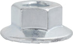 3/8"-16 Spin Lock Nut withSerrations, Zinc