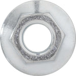 3/8"-16 Spin Lock Nut withSerrations, Zinc