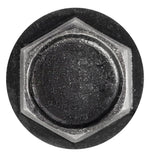 #14x3/4" Hex Head Washer Tapping Screw with Tek Point, Type 3 Self-Drilling Tek, Black