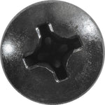 #14x3/4" Phillips Pan Head Tapping Screw, Type A/AB, Black Oxide
