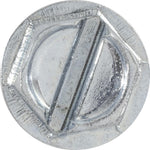 #14x5/8" Slotted Hex Head Flange Washer Tapping Screw, Type A/AB, Zinc