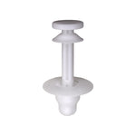 12.7mm & 9mm White Nylon Window Lift Motor Mounting Retainer