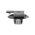 8mmx20mm Slotx12mm Black Nylon Interior Trim Garnish Molding Clip with Metal Reinforcement