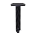 7mmx38mm Black Nylon Single Head Door Panel & Wheel House Christmas Tree Retainer, 20mm Head