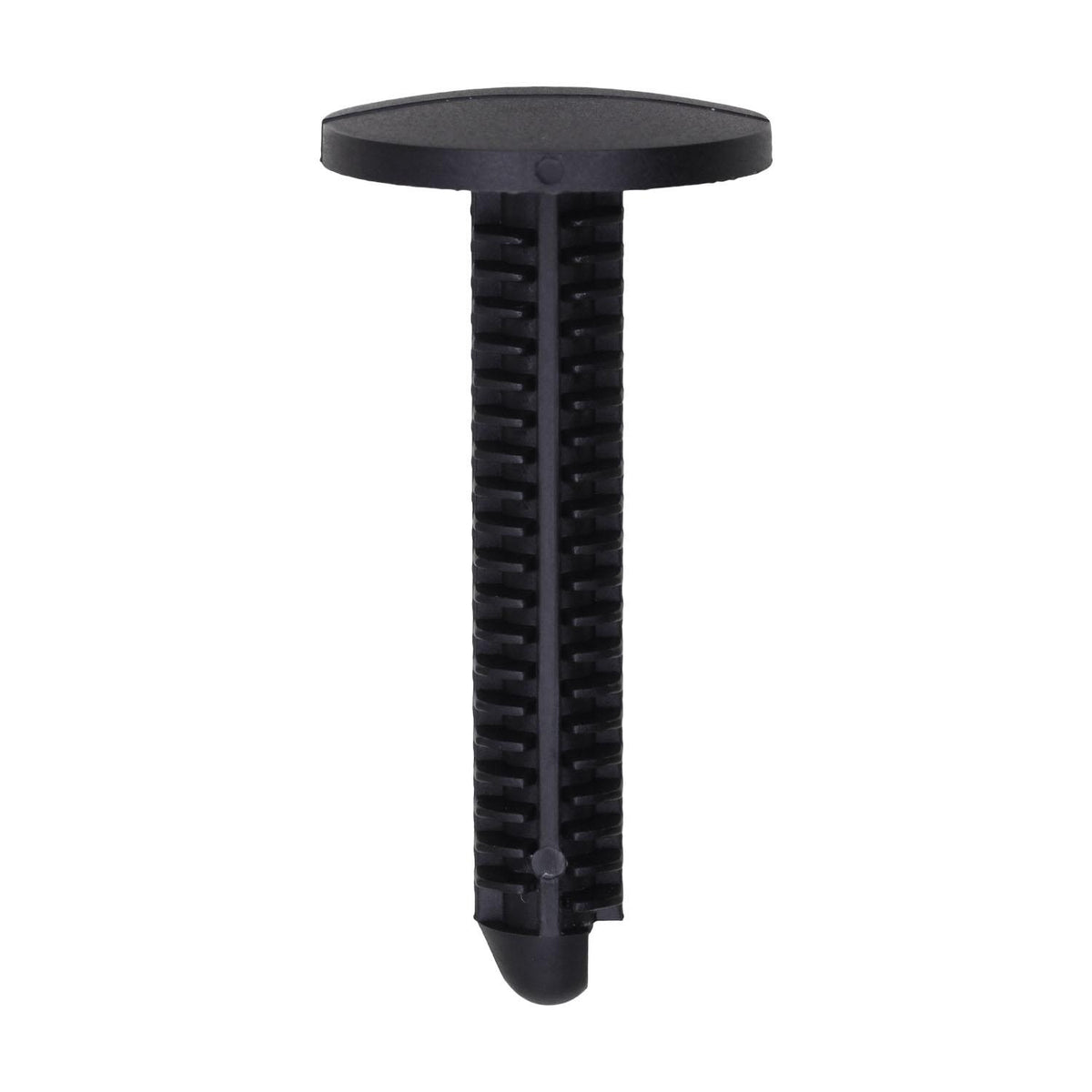 7mmx38mm Black Nylon Single Head Door Panel & Wheel House Christmas Tree Retainer, 20mm Head