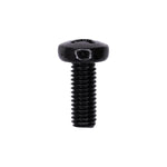 M6-1.0x16mm Phillips Pan Head License Plate Screw, Black Zinc