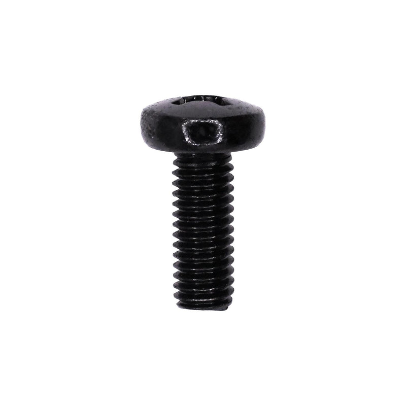 M6-1.0x16mm Phillips Pan Head License Plate Screw, Black Zinc