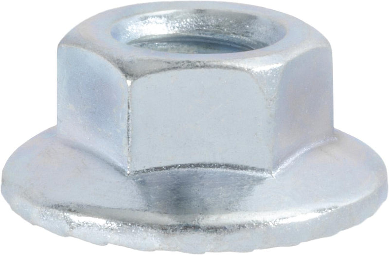 5/16"-18 Spin Lock Nut withSerrations, Zinc