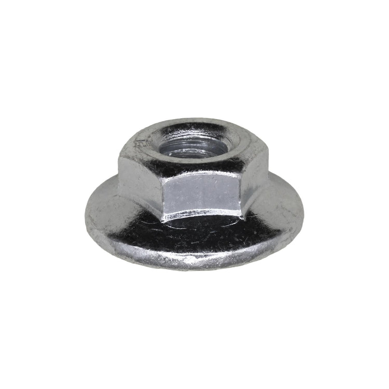 1/4"-20 Spin Lock Nut withSerrations, Zinc