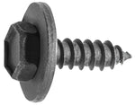 M4.8-1.61x16mm Hex Head SEMS Tapping Screw, Type A/AB, 15mm Washer, Black