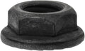7/16"-14 Black Spin Lock Nut withSerrations, Panel 0.025", Phosphate