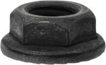 7/16"-14 Black Spin Lock Nut withSerrations, Panel 0.025", Phosphate