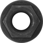7/16"-14 Black Spin Lock Nut withSerrations, Panel 0.025", Phosphate