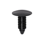 6.3mmx13/16" Black Nylon Single Head Apron, Fender, Engine Christmas Tree Retainer, 11/16" Head