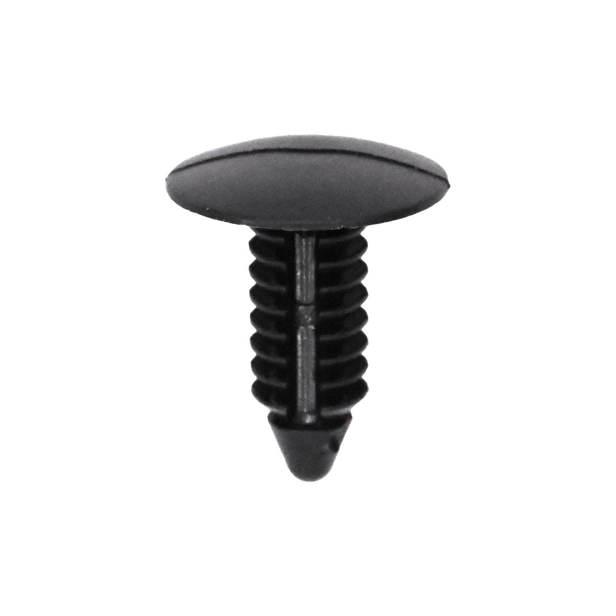 6.3mmx13/16" Black Nylon Single Head Apron, Fender, Engine Christmas Tree Retainer, 11/16" Head