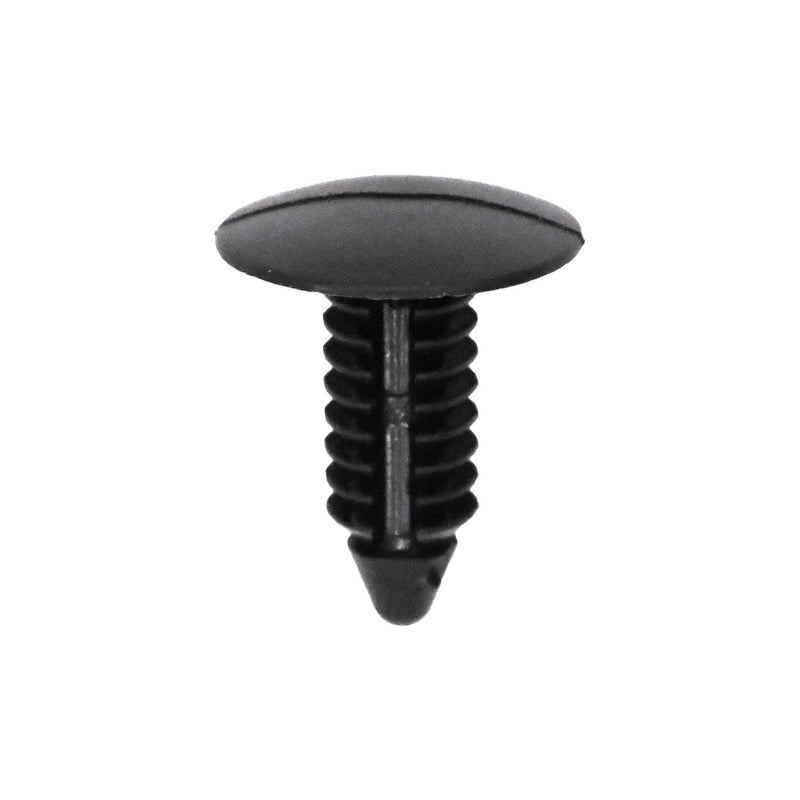 6.3mmx13/16" Black Nylon Single Head Apron, Fender, Engine Christmas Tree Retainer, 11/16" Head