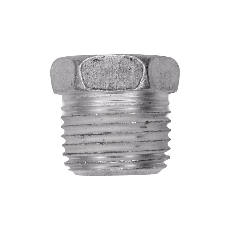 1/2" Hex Head Pipe Plug, Aluminum With Sealant