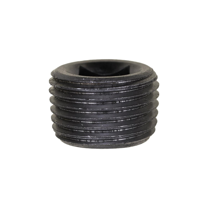 1/2" Square Countersunk Pipe Plug, Plain