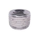 9/16" Aluminum Pipe Plug with Drive, Aluminum With Sealant