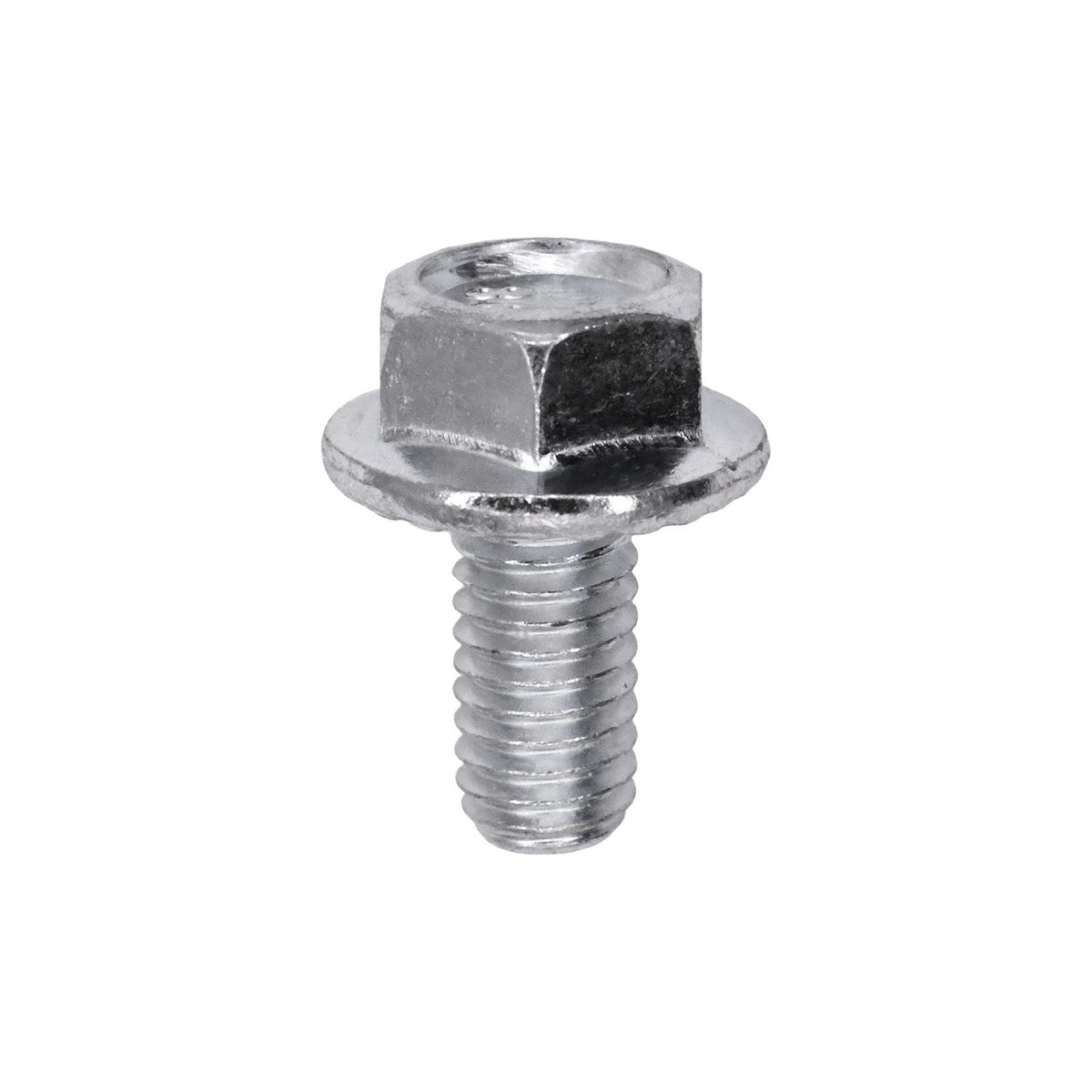 M6-1.0x12mm Drain Pan Bolt Grade 8 Flange Bolt, 14.15mm Washer, Zinc