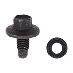 M12-1.75 Oil Drain Plug with Seal, Phosphate
