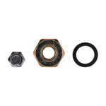 M12-1.75 Oil Drain Plug Oversize Self Tapping Piggy Back Sleeve Only, Yellow Zinc Chromate