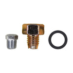 M12-1.75 Oil Drain Plug Oversize Self Tapping Piggy Back Sleeve Only, Yellow Zinc Chromate
