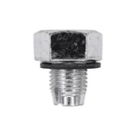 M12-1.25 Oil Drain Plug Piggy Back Oversize, Zinc
