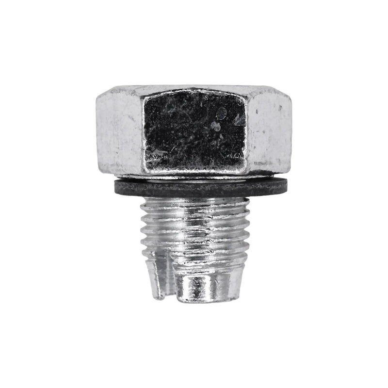 M12-1.25 Oil Drain Plug Piggy Back Oversize, Zinc
