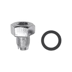M12-1.25 Oil Drain Plug Piggy Back Oversize, Zinc