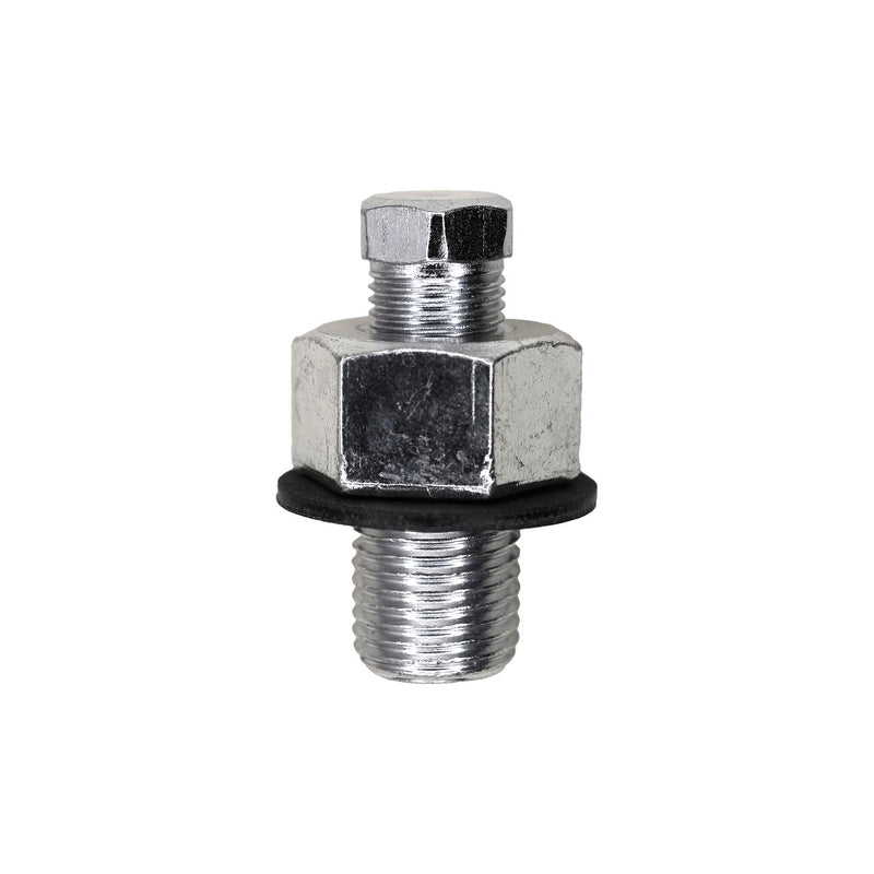 1/2"-20 Oil Drain Plug Piggy-Back, Zinc