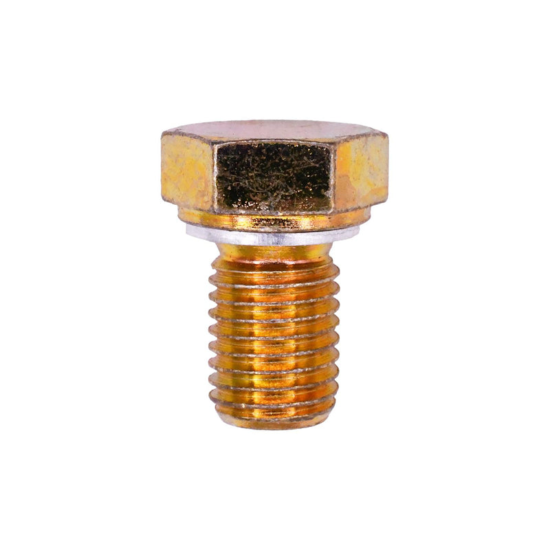 M12-1.5 Oil Drain Plug Oe Style, Yellow Zinc Chromate