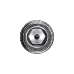 1/8"-27x5/16" Hex Countersunk Pipe Plug, Zinc w/Sealant