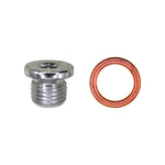 M14-1.5 Oil Drain Plug with Gasket, Zinc