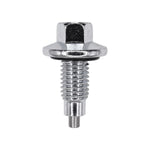 M12-1.75 Drain Plug Magnetic, Zinc