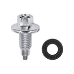 M12-1.75 Drain Plug Magnetic, Zinc