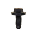 M12-1.75 Drain Plug, Plain Rubber Washer Face