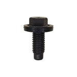 M12-1.75 Drain Plug, Plain Rubber Washer Face