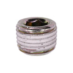 1/4"-20x10mm British Pipe Plug, Yellow Zinc Chromate