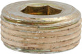 12mm British Pipe Plug, Yellow Zinc Chromate