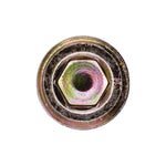 M14-1.5x10mm Metric Pipe Plug, Yellow Zinc Chromate