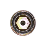 M16-1.5x10mm Metric Pipe Plug, Yellow Zinc Chromate