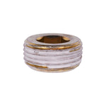 10mm Metric Pipe Plug, Yellow Zinc Chromate, M20