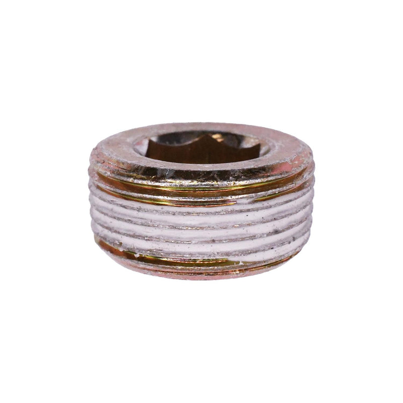 12mm Metric Pipe Plug, Yellow Zinc Chromate