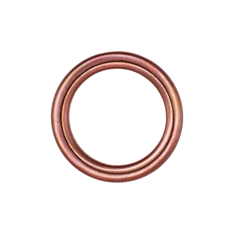 M14xM20 Copper Crushable Gasket, 14mm ID, 20mm OD