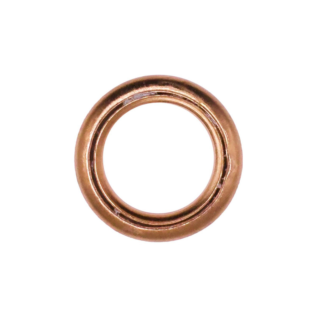 M6xM10 Copper Crushable Gasket, 6.3mm ID, 9.7mm OD