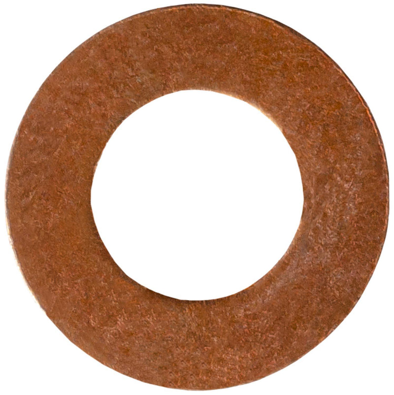 M6xM12 Copper Gasket, 6.25mm ID, 11.80mm OD